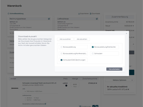 avanta Modul "Premium Download Center"