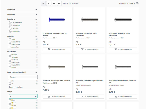 avanta Modul "Premium Filter"