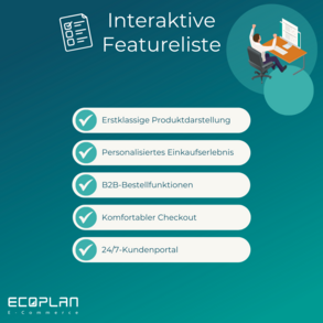 Interaktive Featureliste