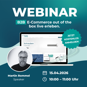 B2B E-Commerce out of the box live erleben.