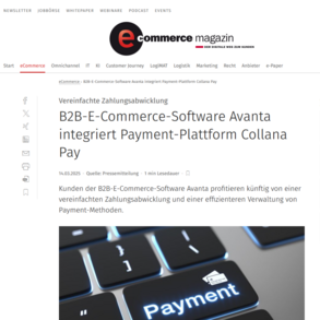 Pressemitteilung E-Commerce Magazin