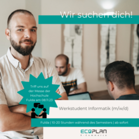 Stellenanzeige Werkstudent