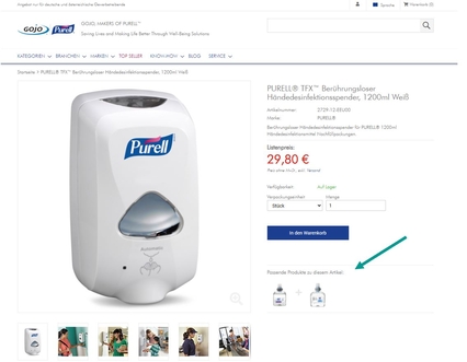 Cross-selling for necessary complementary products