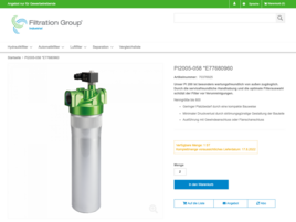 Lieferdatumsangabe auf der Produktdetailseite